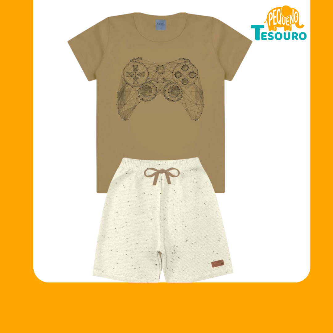 Conjunto Masculino Verão - Controle Gamer