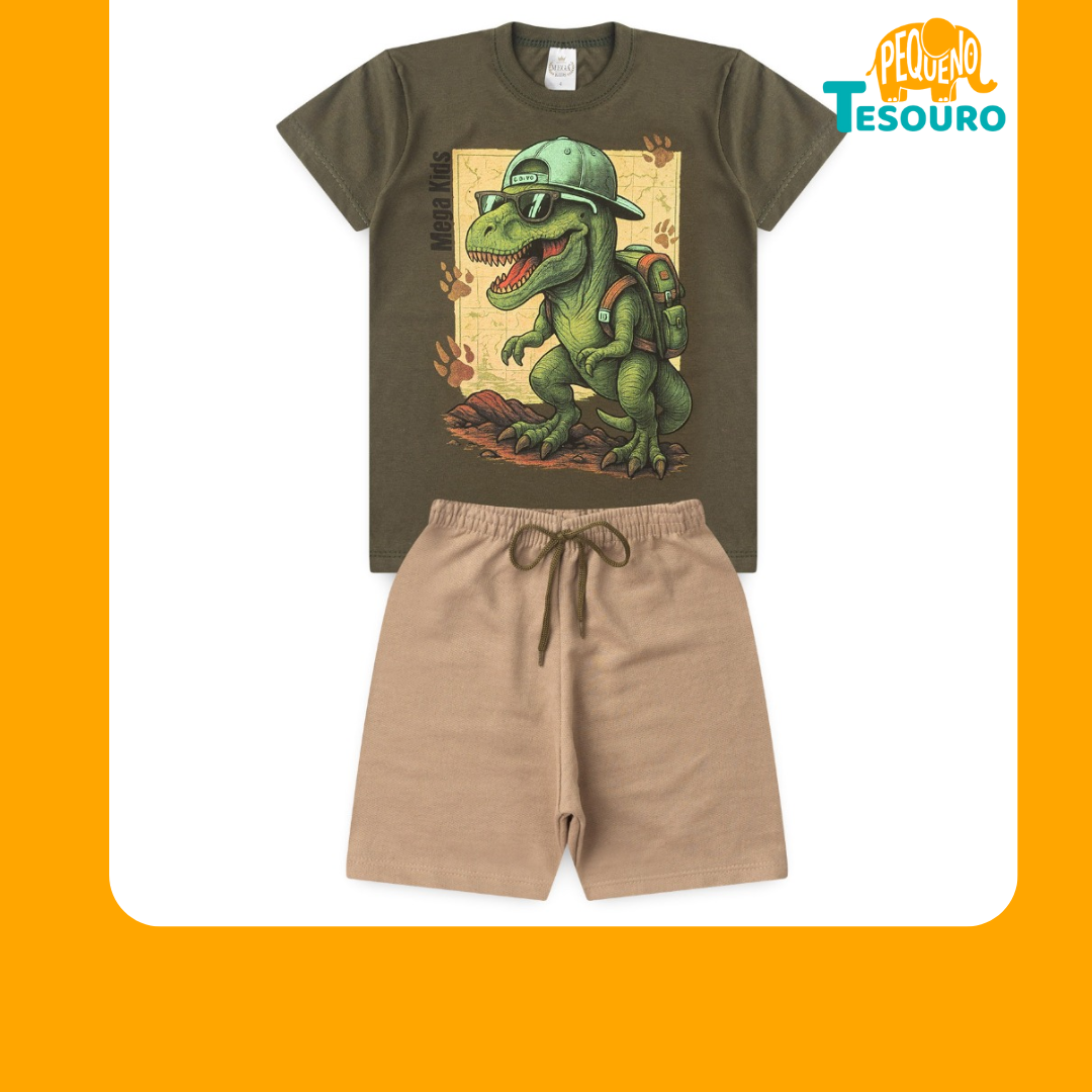 Conjunto Masculino Verão - Dino Radical