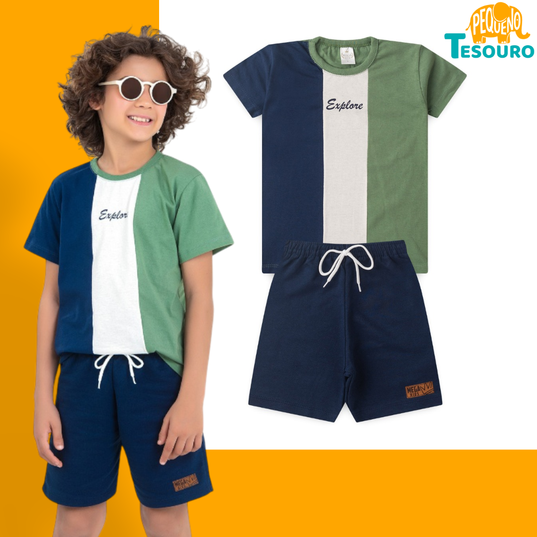 Conjunto Masculino Verão - Recorte ABV