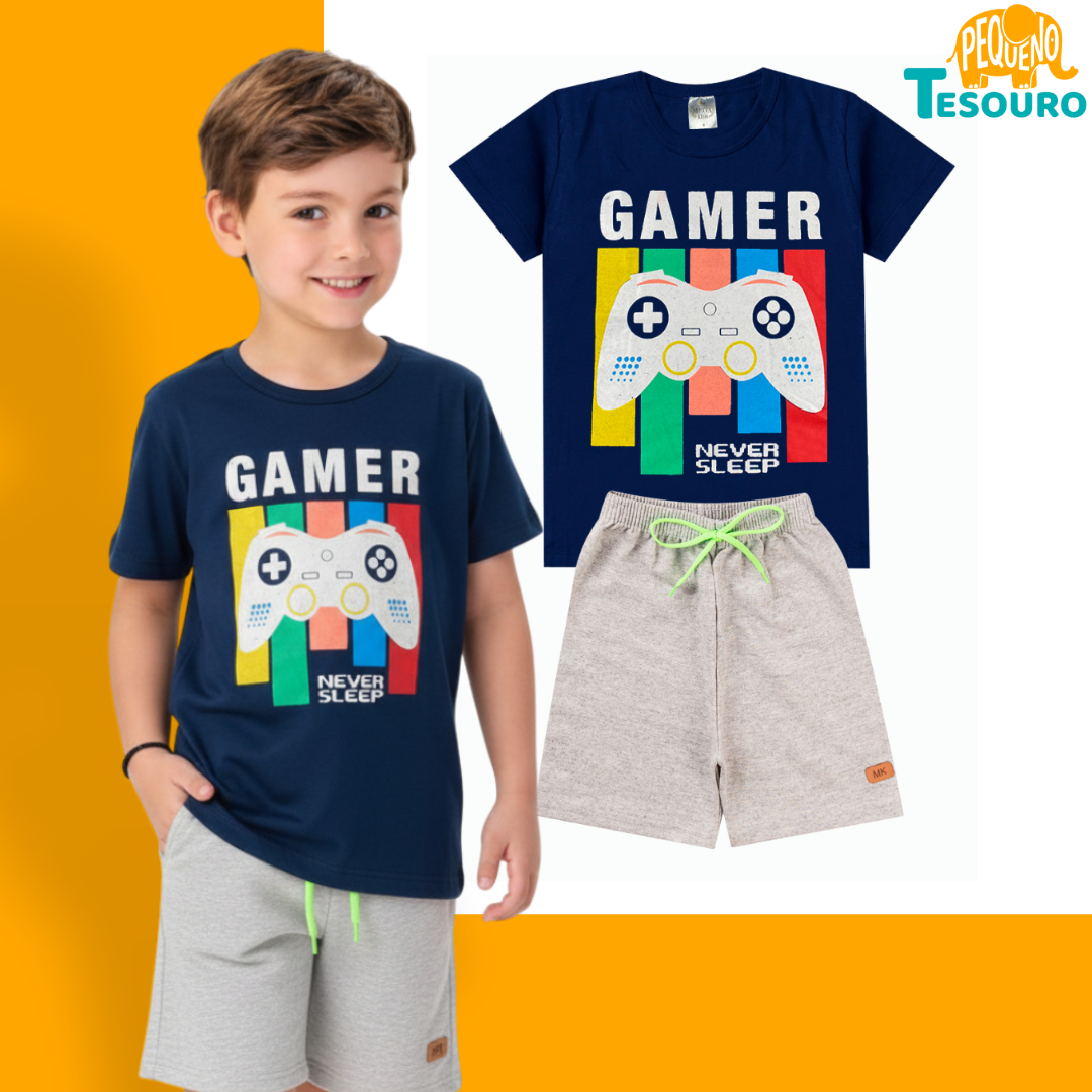 Conjunto Masculino Verão - Gamer PS1
