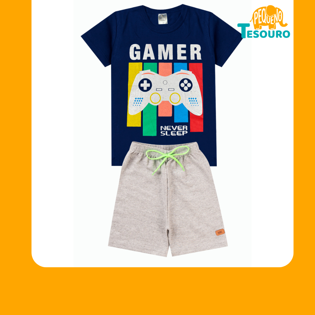 Conjunto Masculino Verão - Gamer PS1
