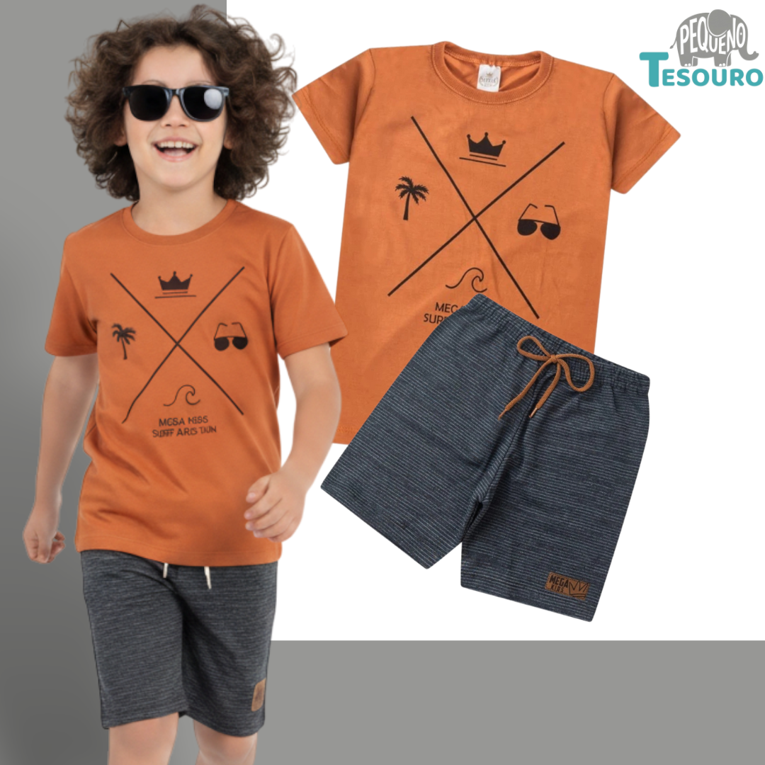 Conjunto Masculino Verão - Mar e Praia
