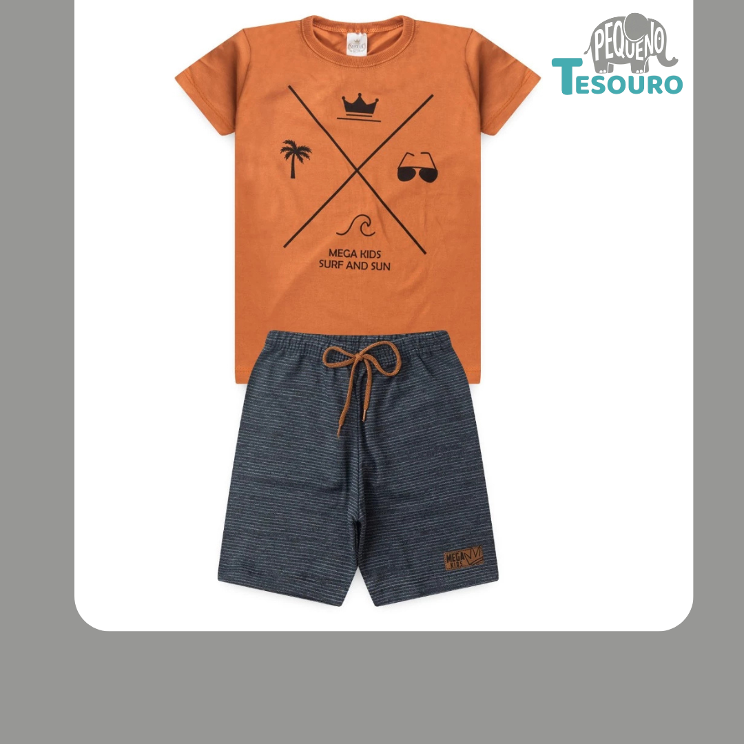 Conjunto Masculino Verão - Mar e Praia