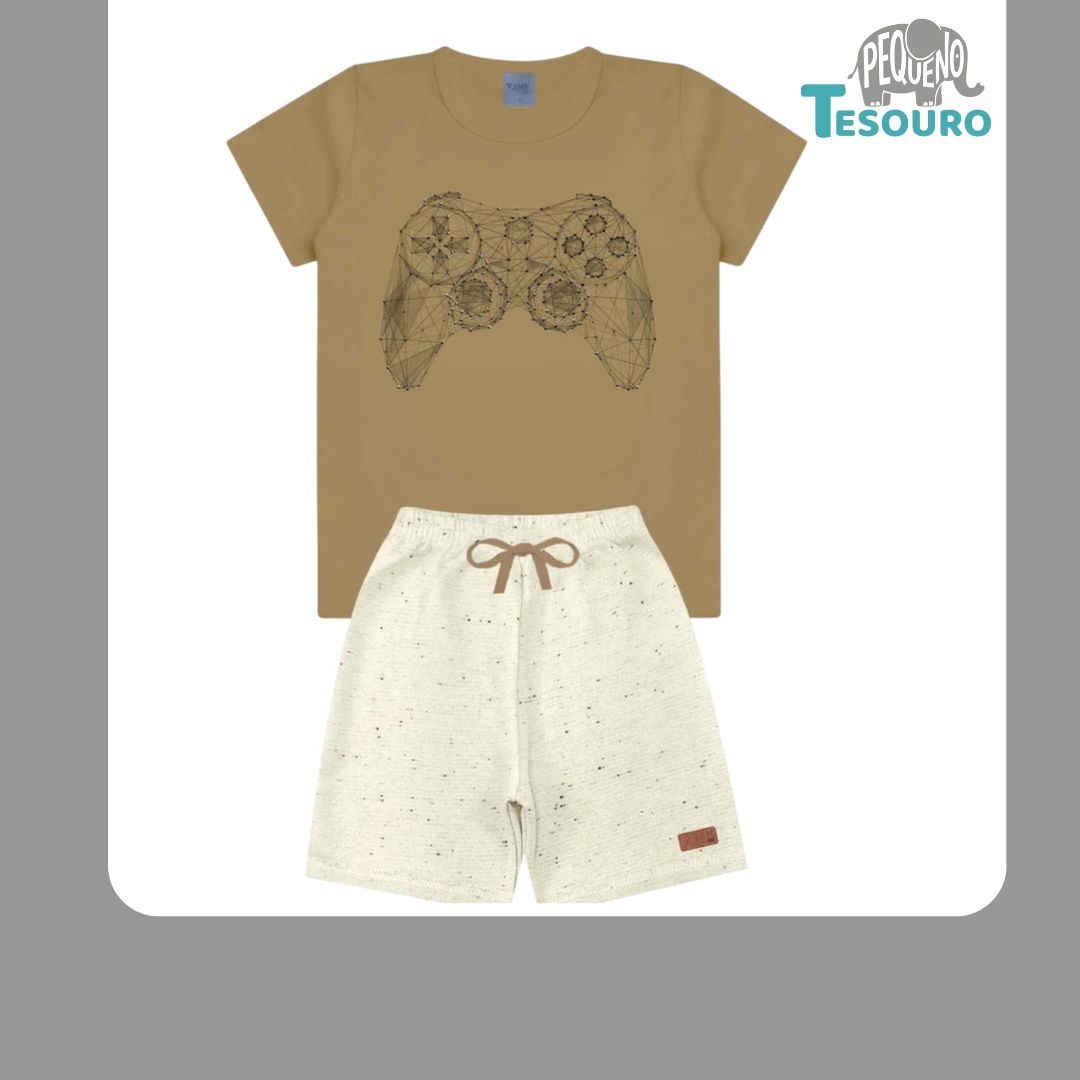 Conjunto Masculino Verão - Controle Gamer