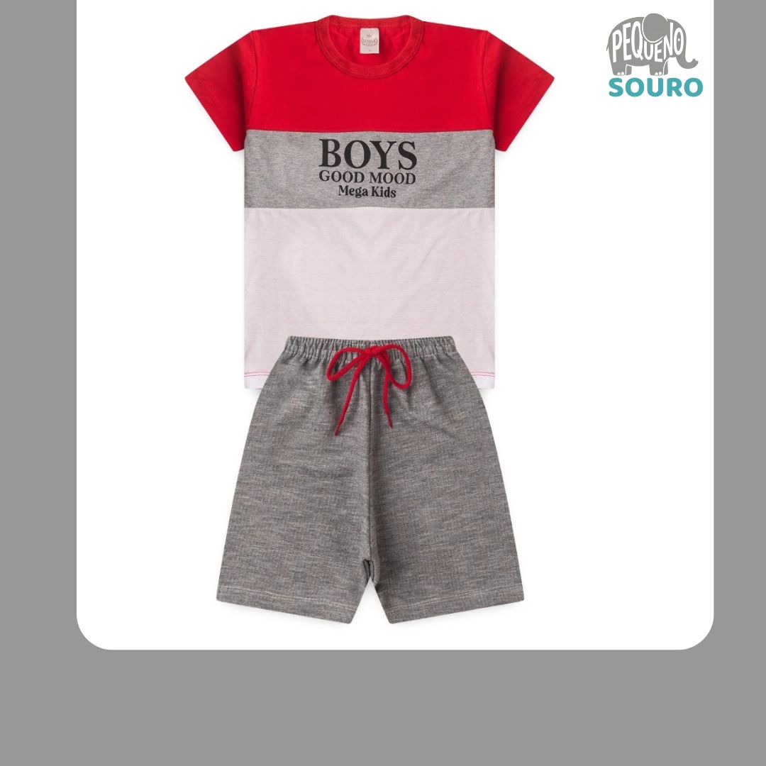 Conjunto Masculino Verão - Boys Good Mood