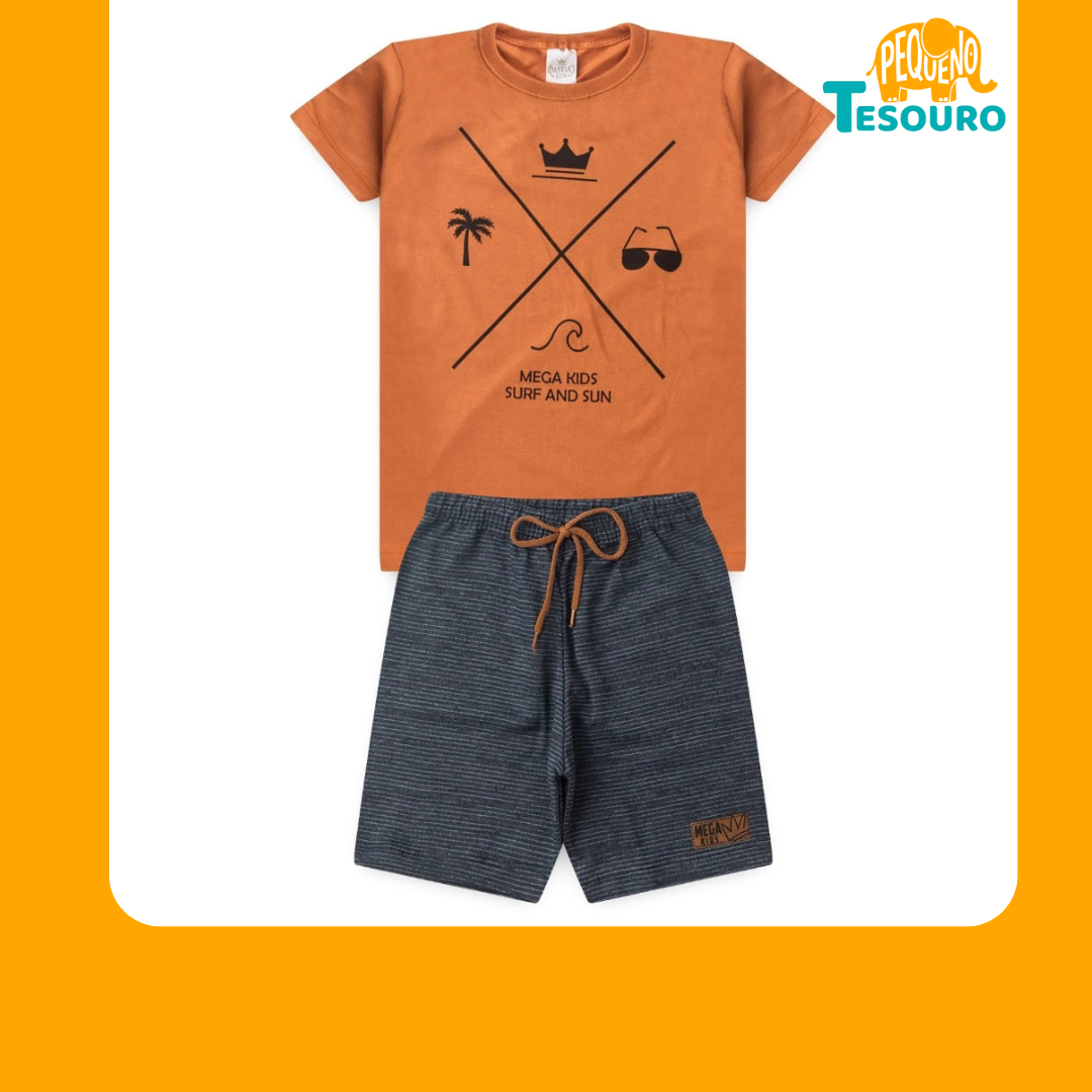 Conjunto Masculino Verão - Mar e Praia